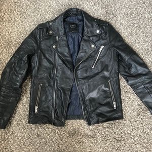 Barney’s leather jacket